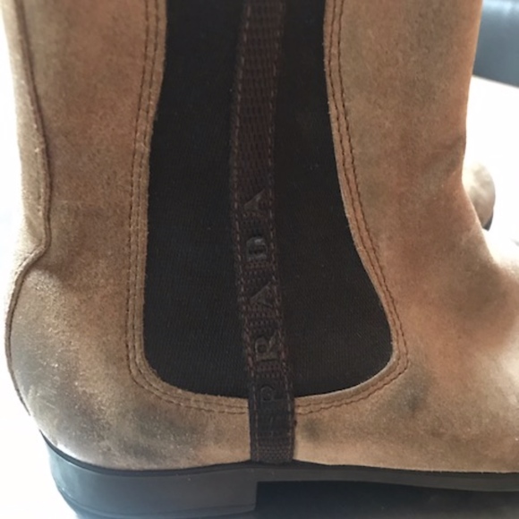 Prada kids boots suede 31 - Picture 2 of 8